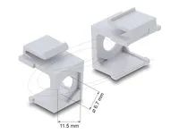 Delock Keystone cover white with 7 mm ho