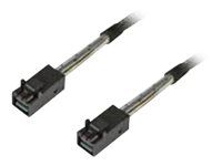 Interní kabel SAS - SAS 12Gbit/s - přímý - 4 linky - 4 x Mini SAS HD (SFF-8643) (M) do 4 x Mini SAS HD (SFF-8643) (M) - 87.5 cm (balení 2)