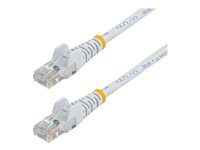 Patch kabel - RJ-45 (M) do RJ-45 (M) - 3 m - UTP - CAT 5e - lisovaný, provedení bez hrbolků - bílá