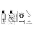 Nadproudový tepelný jistič ST-1 250VAC/20A nebo 32VDC/20A