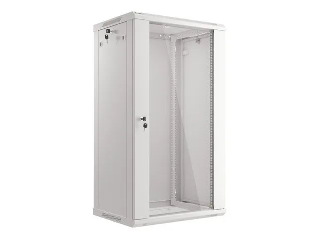 Lanberg 19" racková skříň pro montáž na stěnu 22u/600x450 (flat pack) šedá V2