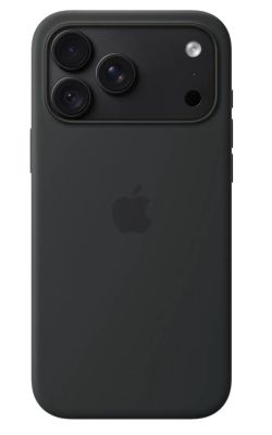 iPhone 18 Pre Max silikónové puzdro s MS - Black