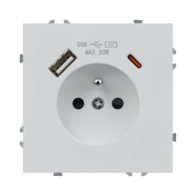 Zásuvka DPM MOXY MOX1036W bílá