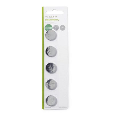 Baterie CR2032 Lithium NEDIS BALCR20325BL 5ks / blister