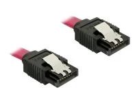 Kabel SATA - Serial ATA 150/300/600 - SATA (M) do SATA (M) - 30 cm - palcové svorky - červená - pro P/N: 89270, 89271