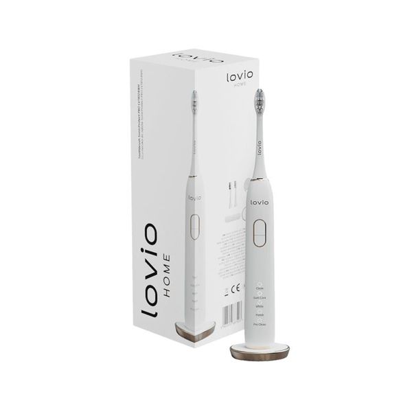 LOVIO SonicProtect PRO, Zubní kartáček, bílá