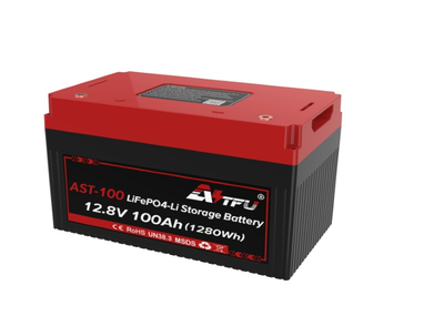 Baterie LiFePO4 12,8V 100Ah SOLARFAM AST-100 s Bluetooth ohřevem