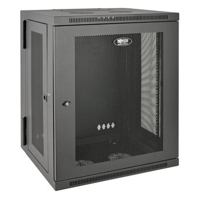 Skříň SmartRack 15U, Š=600mm, Hl=550mm, hloubka pro přepínače, montáž na stěnu