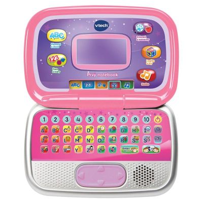VTECH Můj první notebook - růžový SK