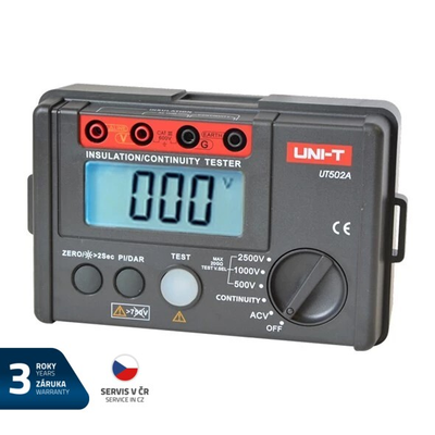 Tester izolačního odporu UNI-T UT502A