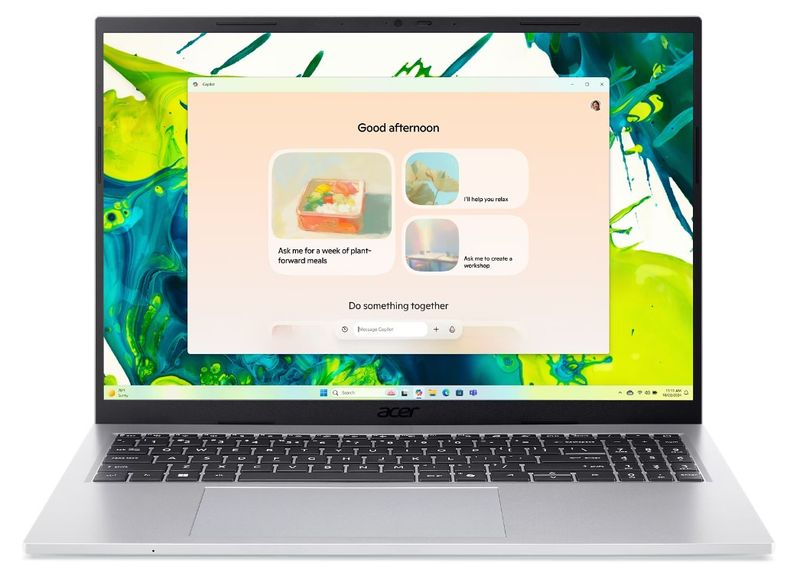 Acer Aspire Go 16/AG16-71P-93TU/9-270H/16"/WUXGA/16GB/512GB/Intel int/W11H/Silver/2R