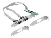 M.2 Card to 2 x Serial RS-232 DB9 with S