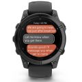 GARMIN fenix E - 47mm, AMOLED, Slate, Black