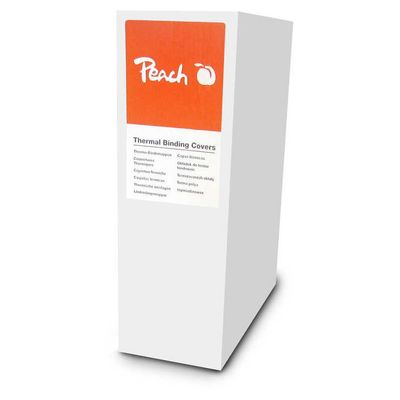 PEACH tepelné vazby desky A4 10mm, bílá 80ks