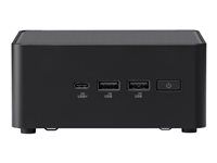 Barebone - mini PC 1 x Core Ultra 7 155H / až 4.8 GHz - RAM 0 GB - Intel Arc Graphics - Gigabit Ethernet, 2.5 Gigabit Ethernet, IEEE 802.11ax (Wi-Fi 6E), Bluetooth 5.3 - černá