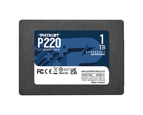 Patriot p220/1tb/ssd/2.5"/sata/3r