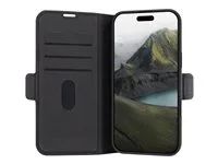 Pouzdro s klopou pro mobilní telefon - velkoobjemový - plast - černá - pro Apple iPhone 16 Plus