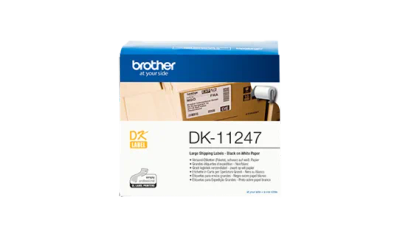 Brother DK-11247 - černá na bílé, 103 mm x 164 mm