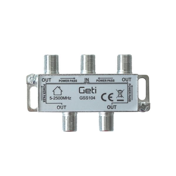 Anténní rozbočovač GETI GSS104  4 výstupy