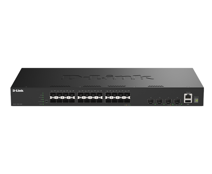 D-Link DGS-1530-28S/E 24 Ports 1G SFP + 4 Ports 10G SFP+ Smart Managed Switch