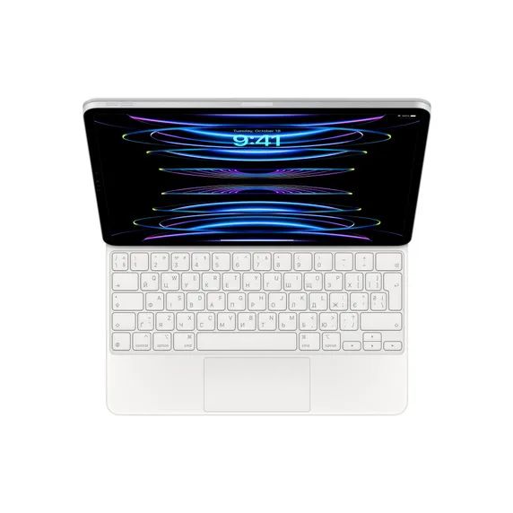 Magic Keyboard for 13" iPad Air (M2) -UA-White
