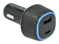 Napájecí adaptér do auta - 63 watt - 3 A - PD (USB, USB-C) - černá