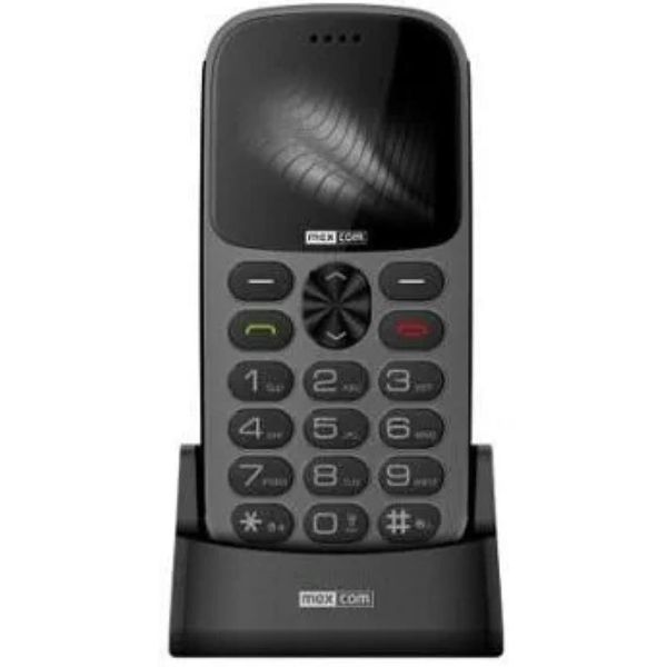 MAXCOM Telefon pro seniory MM471SZ šedý