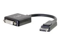 DP to DVI D Adapter - Black - M/F - Video adaptér - DisplayPort (M) do DVI-D (F) - černá