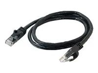 Patch kabel - RJ-45 (M) do RJ-45 (M) - 3 m - UTP - CAT 6 - lisovaný, provedení bez hrbolků, licna - černá
