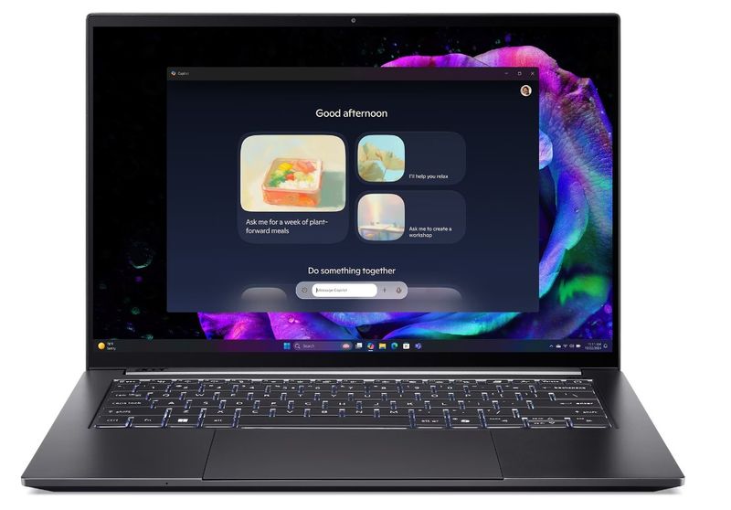 Acer Swift X 14/SFX14-73G-990T/U9-285H/14,5"/2880x1800/T/32GB/1TB/RTX 5070/W11H/Silver/2R