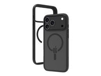 Zadní kryt pro mobilní telefon - kompatibilita s MagSafe - plast - černá, průhledná - pro Apple iPhone 17 Pro Max