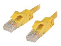 Patch kabel - RJ-45 (M) do RJ-45 (M) - 10 m - UTP - CAT 6 - lisovaný, provedení bez hrbolků, licna - žlutá