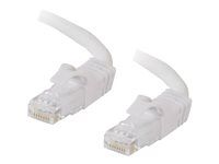 Patch kabel - RJ-45 (M) do RJ-45 (M) - 50 cm - UTP - CAT 6 - lisovaný, provedení bez hrbolků, licna - bílá