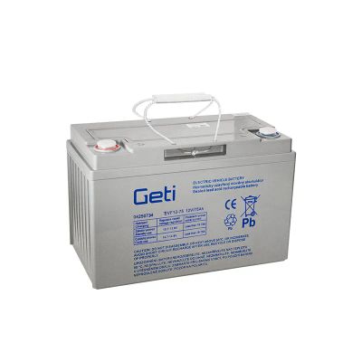 Olověný akumulátor 12V  75Ah GETI pro elektromotory