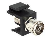 Modulární vložka (spojka) - IEC connector - černá