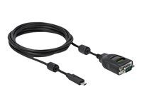 Sériový adaptér - USB-C - RS-232 x 1 - černá