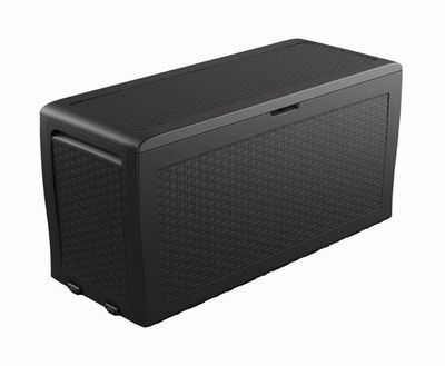 Box zahradní KETER Samoa Rattan Box 270l Graphite