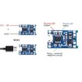 Nabíječka Li-Ion článku 1A s ochranou, modul s IO TP4056 (micro USB)