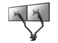 Montážní sada (úchyt na stůl) - plný pohyb - pro 2 LCD displeje - černá - velikost obrazovky: 10"-32" - upevnění svorkou, průchodka