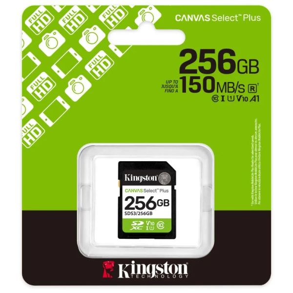 KINGSTON SDXC Canvas Select Plus 256GB 150MB/s UHS