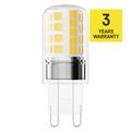 LED žárovka JC G9 4,2W bílá přírodní EMOS ZQ9E23.2 2ks
