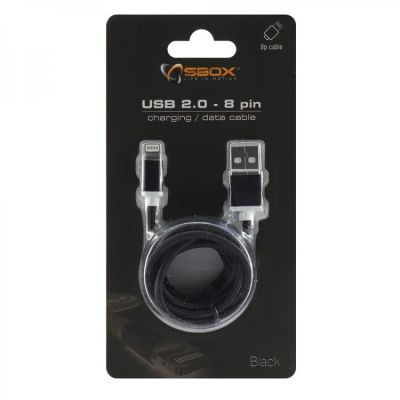 SBOX IPH7-B Apple Lightning/USB-A černý 1,5m