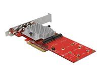 Adaptér rozhraní - M.2 Card - nízký profil - PCIe 3.0 x8