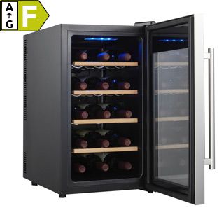 GUZZANTI GZ 1535S, Vinotéka, černá/nerez