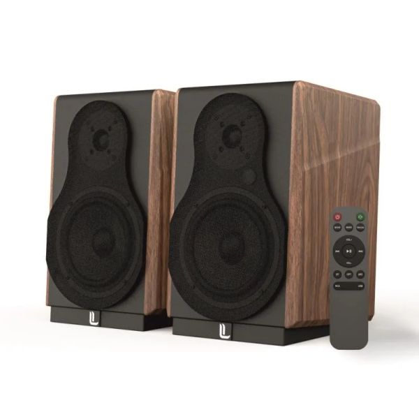 LAUDBERG M1, Bluetooth reproduktory 2.0, černá/hnědá