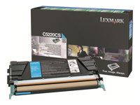 Azurová - originální - kazeta s barvivem LCCP, LRP - pro Lexmark C522, C524, C530, C532, C534