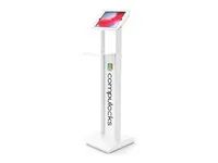 Upevňovací komponent (zásobník) - nízký profil - pro printer - vysoce kvalitní hliník - bílá - upevnitelné na stojan - pro Compulocks BrandMe VESA Brandable Floor Stand For Tablets White, Space BrandMe Floor Stand