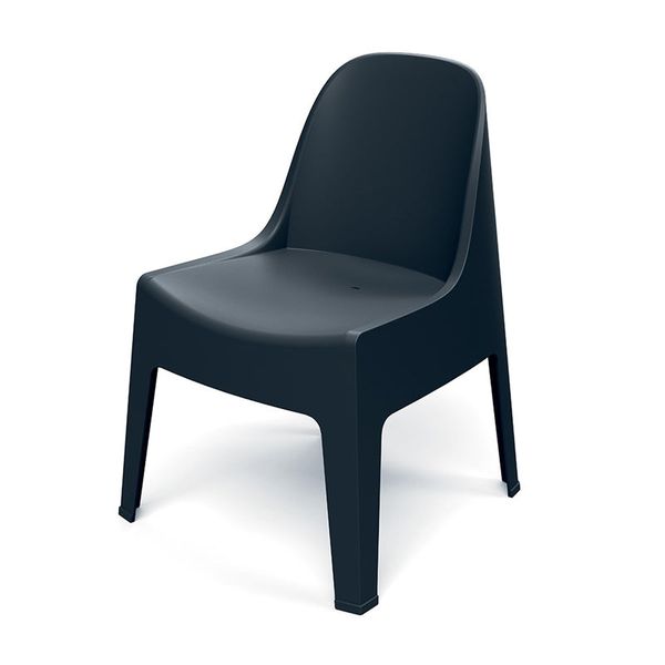Židle zahradní MILANE 580x600x735 mm - uhelná