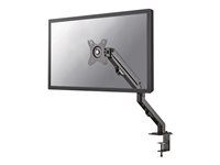 Montážní sada - plný pohyb - pro Displej LCD - ocel - černá - velikost obrazovky: 17"-27" - upevnění svorkou, průchodka, upevnitelné na stůl