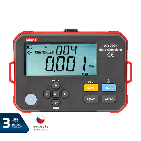Tester nízkého odporu UNI-T UT620C+
